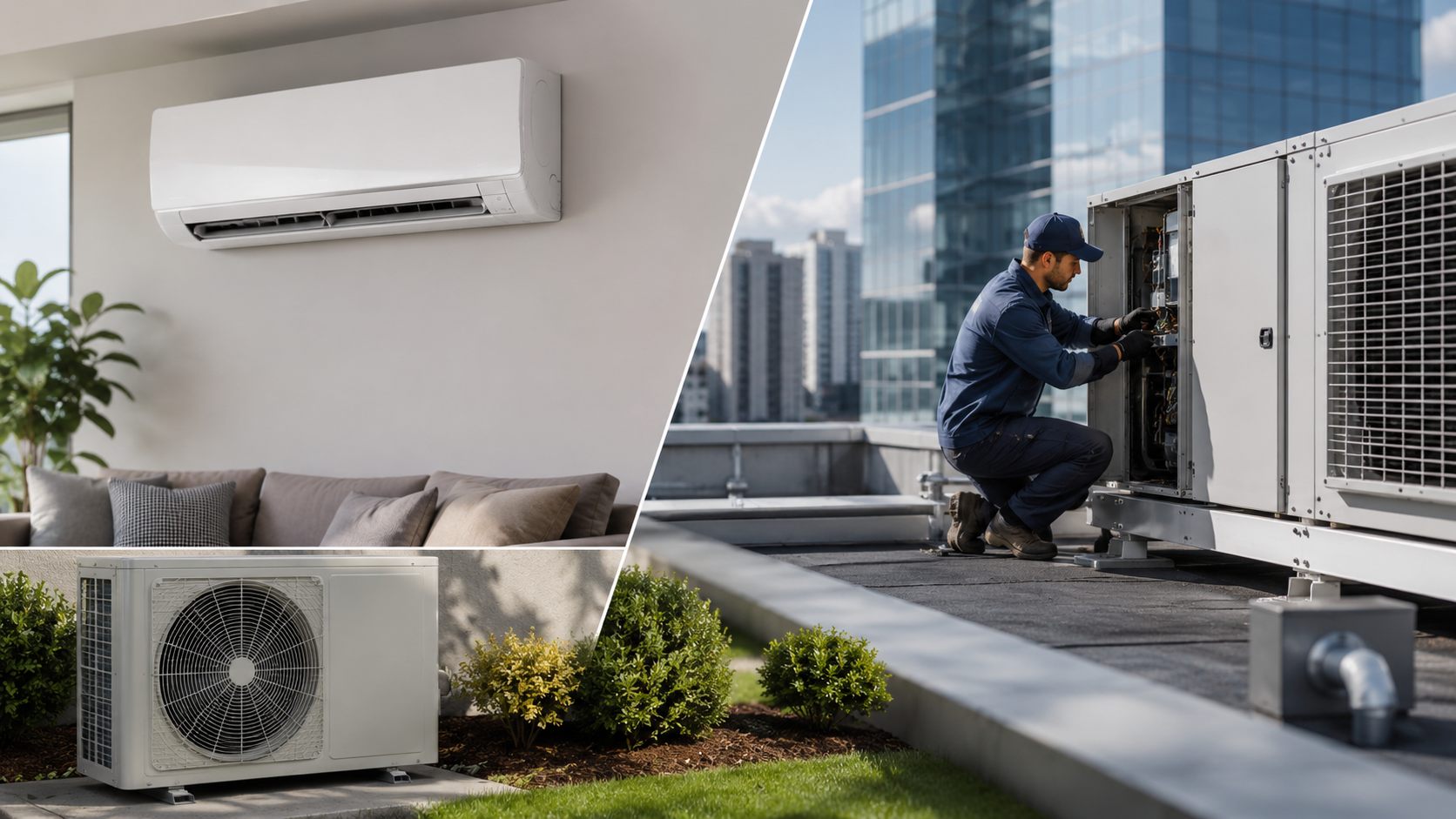 Sistema HVAC en funcionamiento